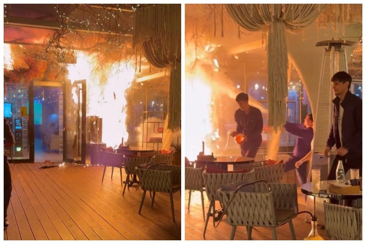 В Алматы владельца кафе оштрафовали за сокрытие факта пожара