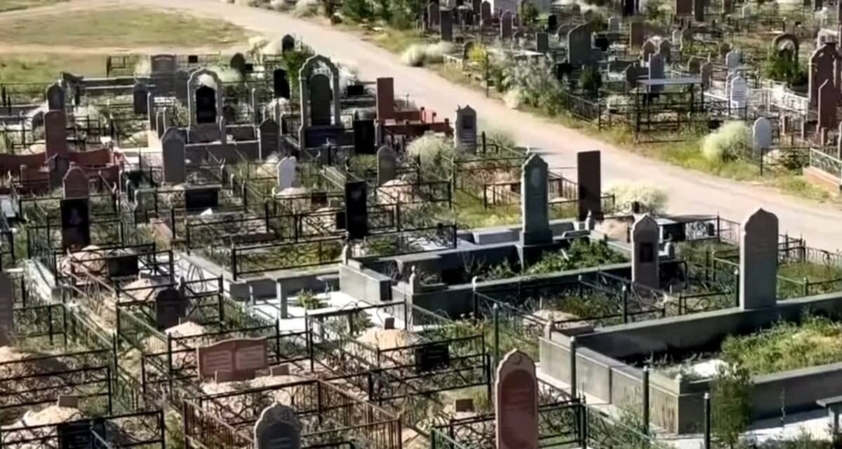В Таразе незаконно устроили кладбище на месте захоронения туш животных